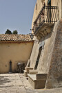 Courtyard, Pianogrillo Farm Organic Winery, Chiaramonte Gulfi, Sicily